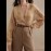 Elegant French Embroidered V-Neck Long Sleeve Blouse for Women - Chic Button-Up Shirt with Floral Pattern, Perfect for Business or Casual Outfits, Spring/Summer/Fall, Ladies Blouses
