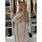 Women's Elegant Oversized Coat - Soft Beige Winter Coat with Open Front Closure, Longline H-Line Silhouette, Medium Stretch Fabric for Fall/Winter - Casual to Formal Outerwear (Brown/Black/Gray/Tan) - Versatile Everyday & Formal Outerwear, Sweater Jacket for Women, Winter Cardigans, Coats for Women, Winter Outfit for Women, Winter Jackets for Women