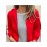 Women's Fleece Hooded Jacket - Elegant Casual Winter Coat with Full-Length Pockets, Machine Washable Outerwear in Black, Brown, Grey, Navy, or Beige - Cozy Fall & Winter Outerwear for Everyday or Formal Events