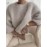 Women'S Soft Plush Sweater - Thick Winter Pullover Sweater, Cozy Sweater for Fall/Winter, Everyday & Formal Outfits - Women'S Sweater for Women - Elegant Sweater, Winter Sweater, Fall Fashion, Round Neckline, Stylish Knitwear, Fashion Lovers